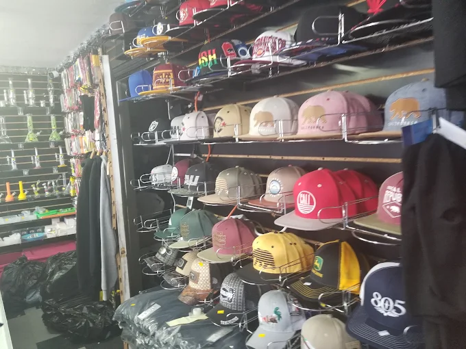 Products on display at Ameer Smoke Shop